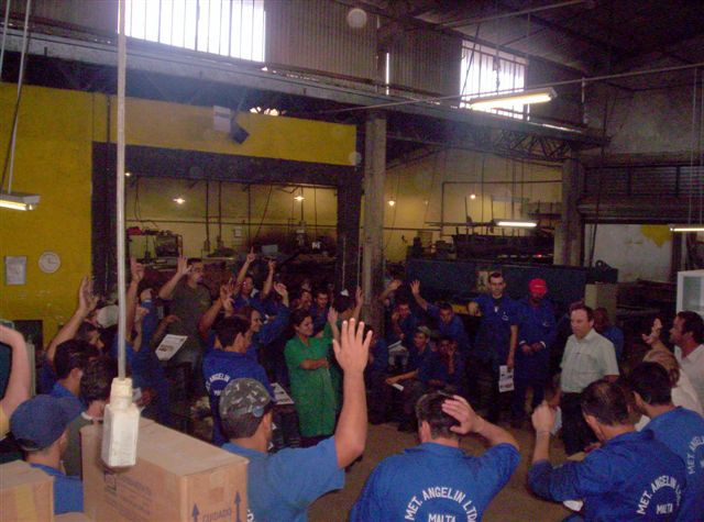 Angelim: Proposta da empresa é aprovada por metalúrgicos